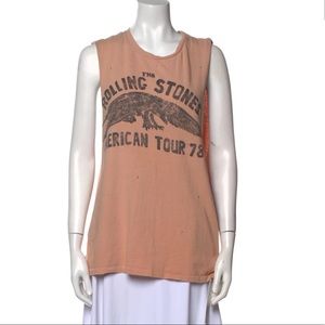madeworn rolling stones muscle tee tank top